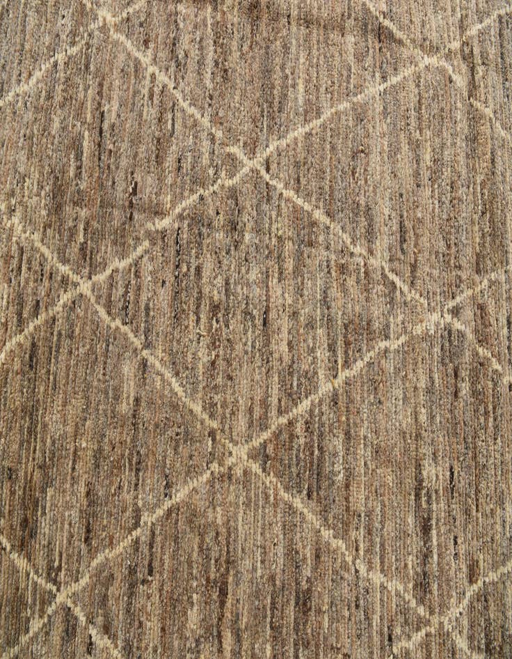 Detail image of  8' 5 x 10' 5  Hand Knotted Moroccan Wool Rug