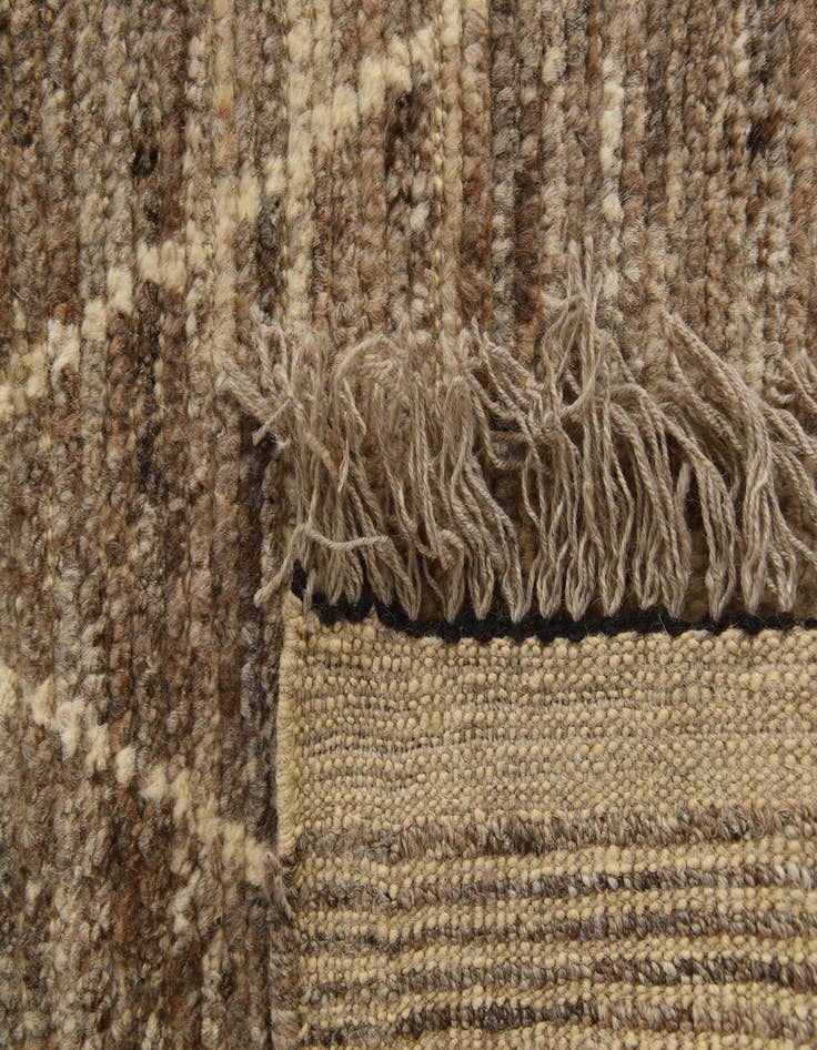 Detail image of  8' 5 x 10' 5  Hand Knotted Moroccan Wool Rug