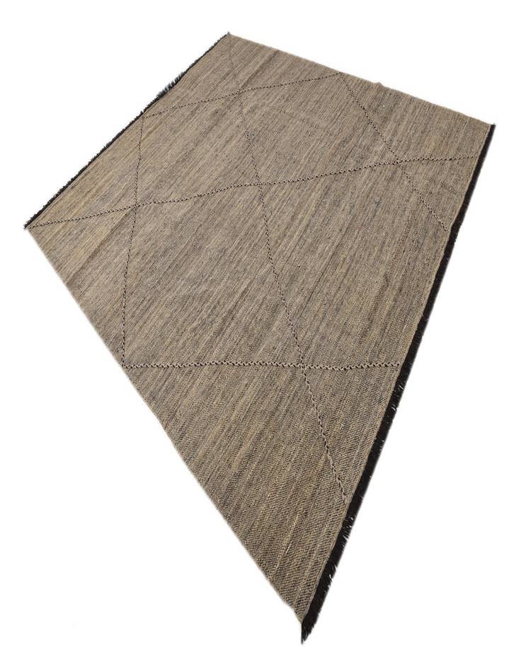 Detail image of  8' 3 x 9' 8  Hand Knotted Moroccan Wool Rug