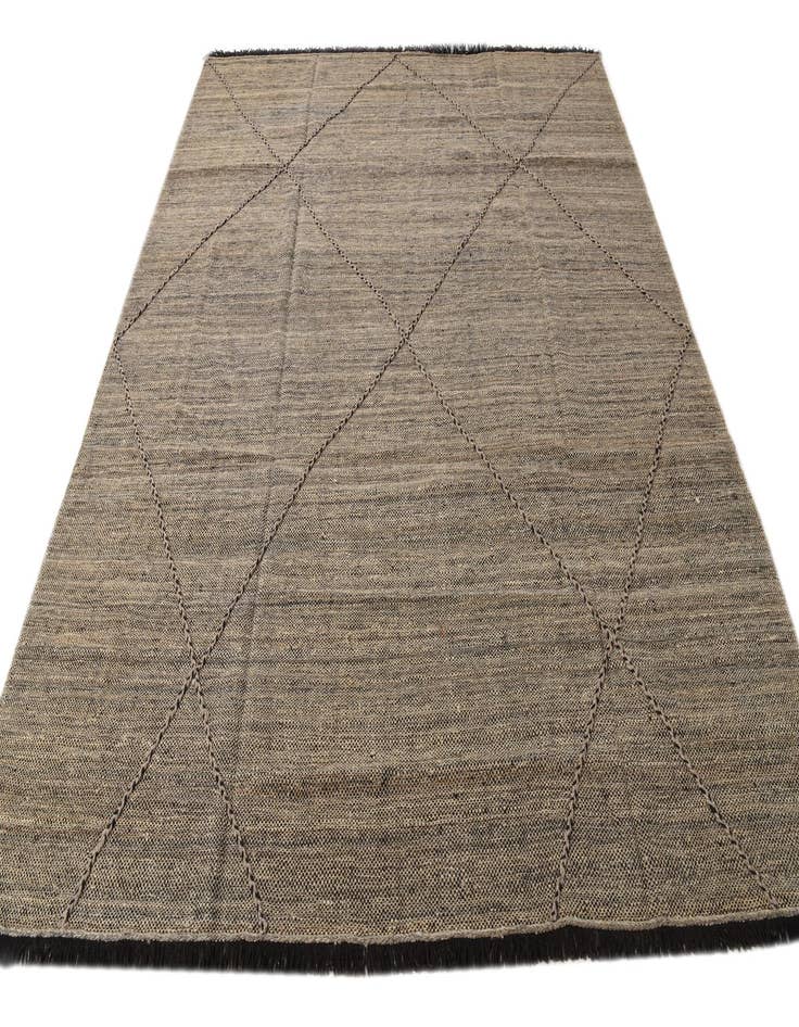 Detail image of  8' 3 x 9' 8  Hand Knotted Moroccan Wool Rug