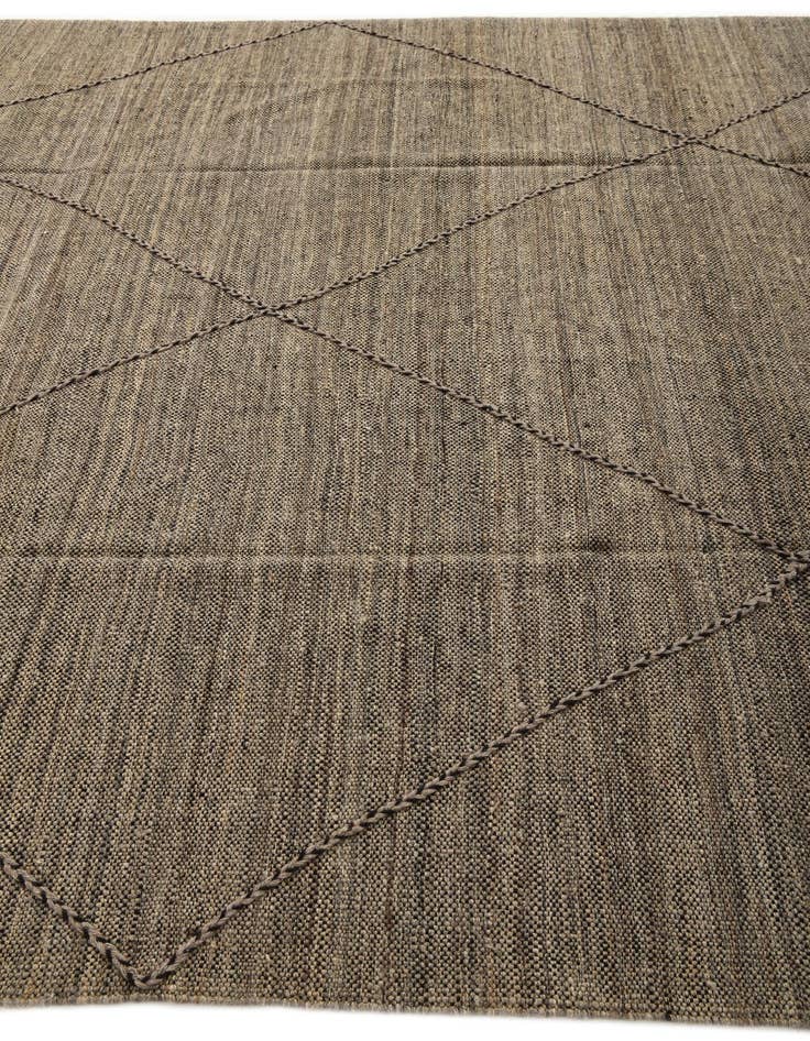 Detail image of  8' 3 x 9' 8  Hand Knotted Moroccan Wool Rug