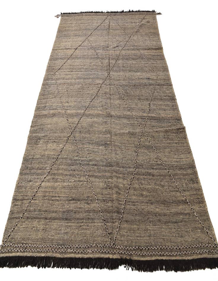 Detail image of  6' 10 x 9' 6  Hand Knotted Moroccan Wool Rug