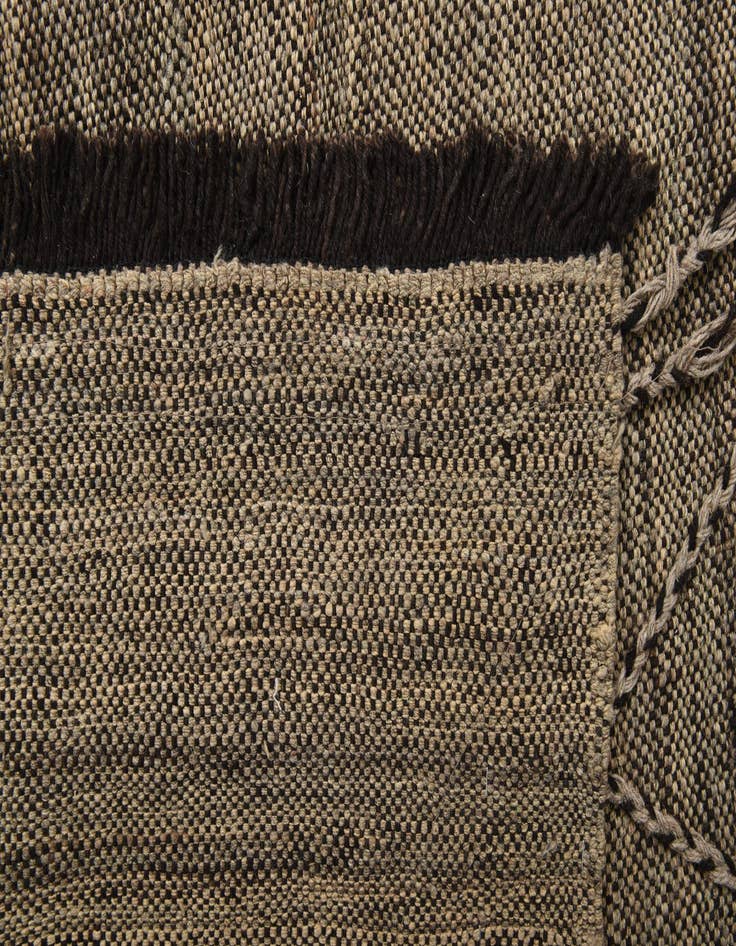 Detail image of  6' 10 x 9' 6  Hand Knotted Moroccan Wool Rug