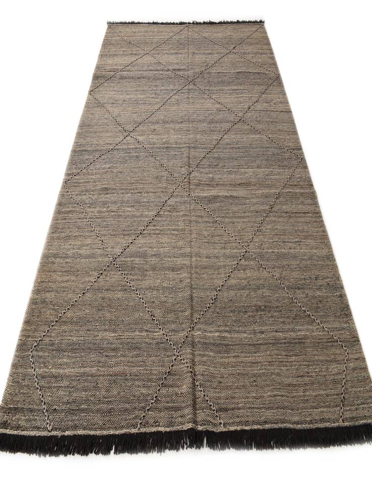 Detail image of  7' x 9' 8  Hand Knotted Moroccan Wool Rug