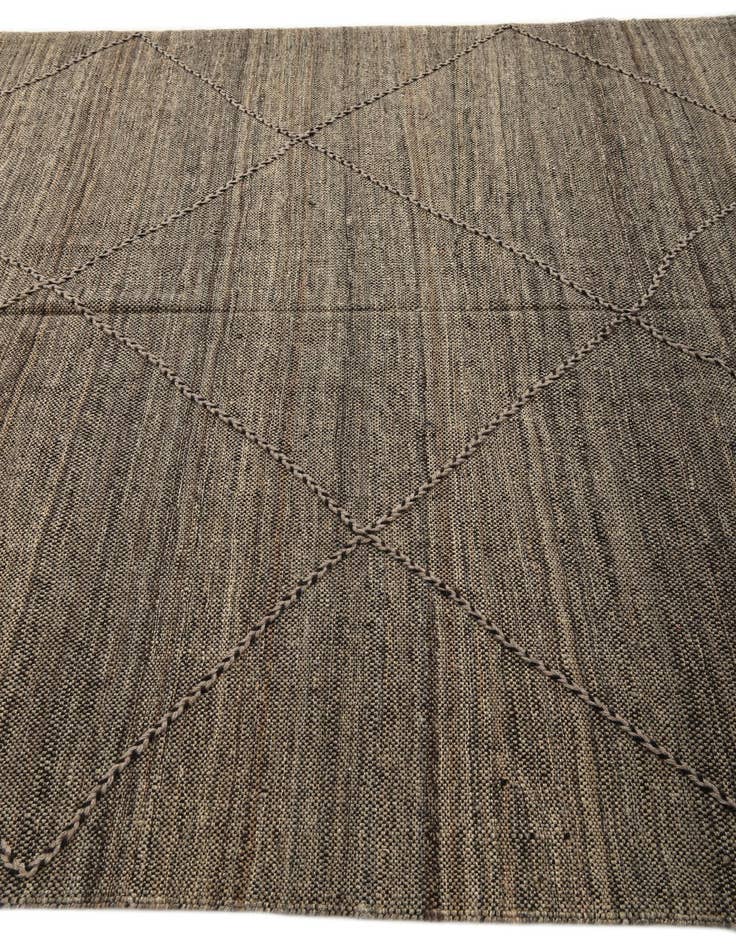 Detail image of  7' x 9' 8  Hand Knotted Moroccan Wool Rug