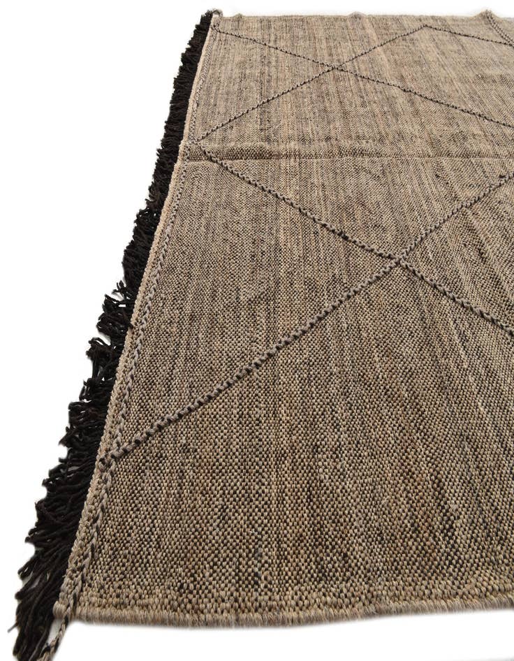 Detail image of  6' 7 x 9' 9  Hand Knotted Moroccan Wool Rug