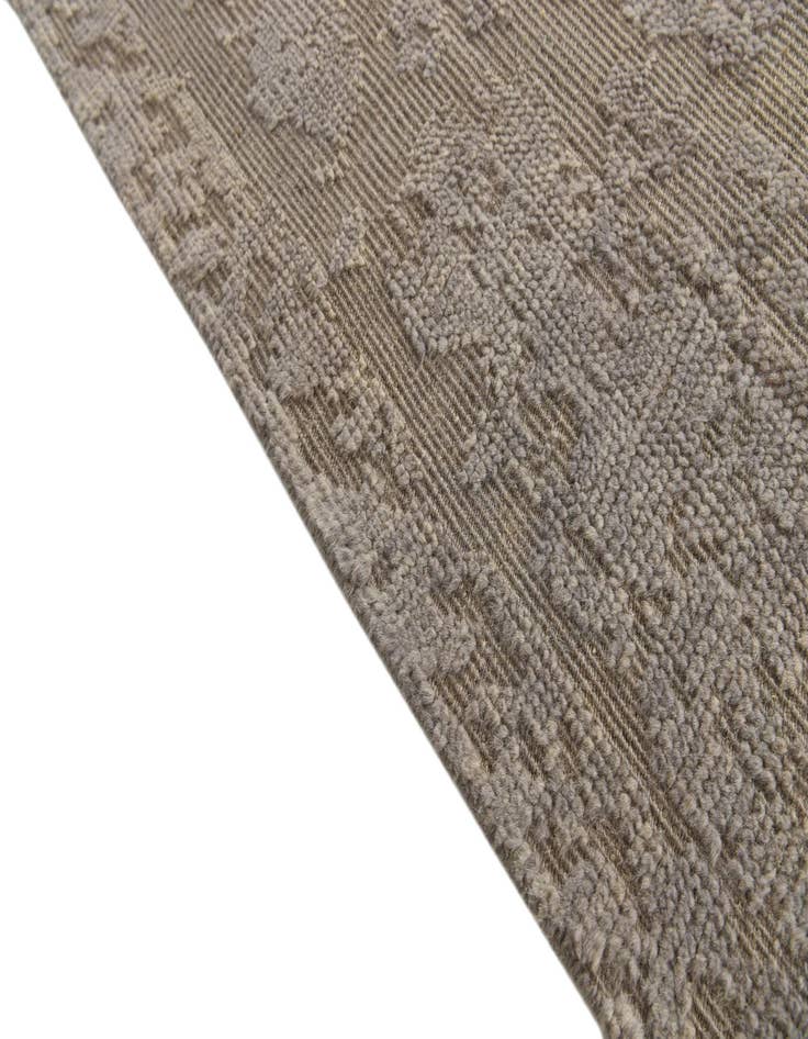 Detail image of  8' x 10' 9  Hand Knotted Moroccan Wool Rug