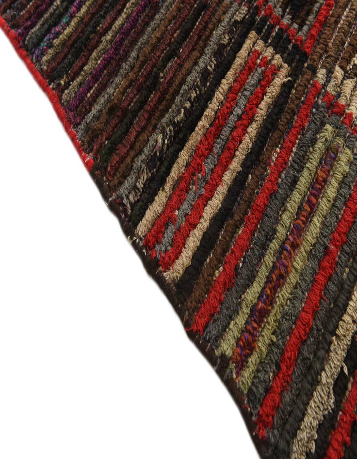 Detail image of  5' 10 x 9' 9  Hand Knotted Moroccan Wool Rug