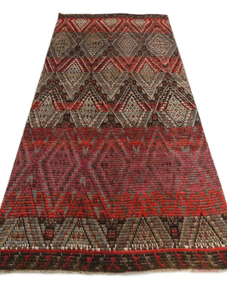 Detail image of  7' 8 x 9' 8  Hand Knotted Moroccan Wool Rug