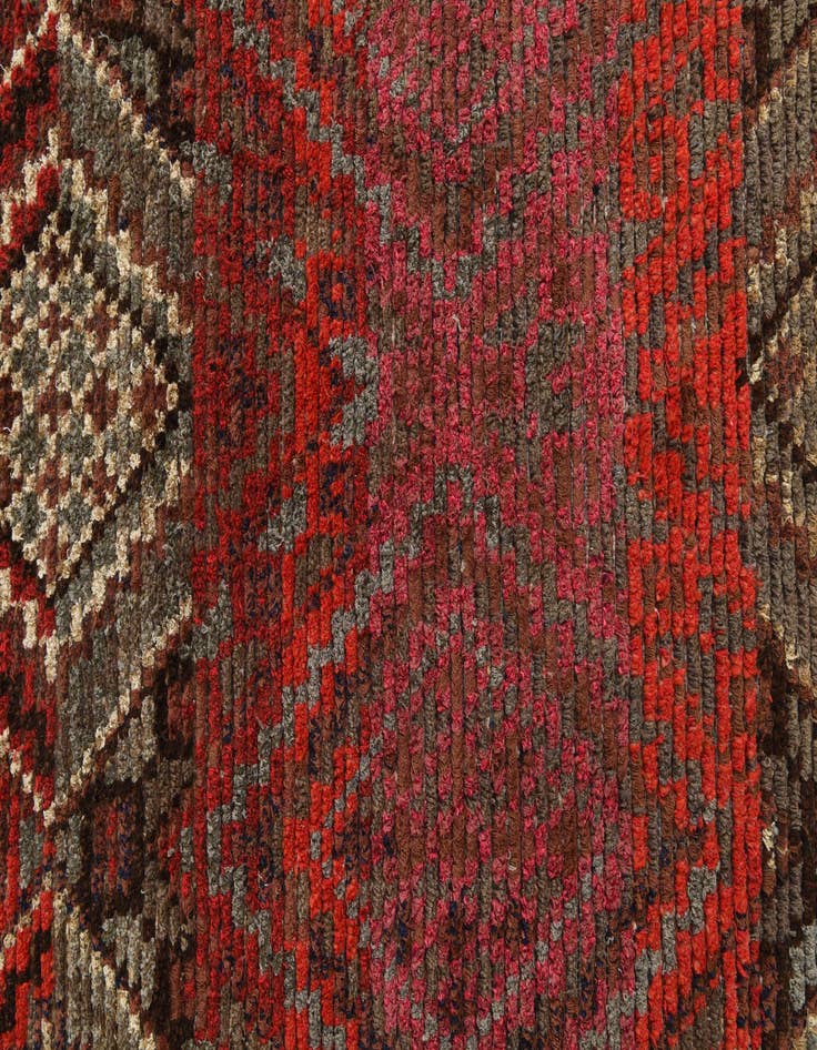 Detail image of  7' 8 x 9' 8  Hand Knotted Moroccan Wool Rug