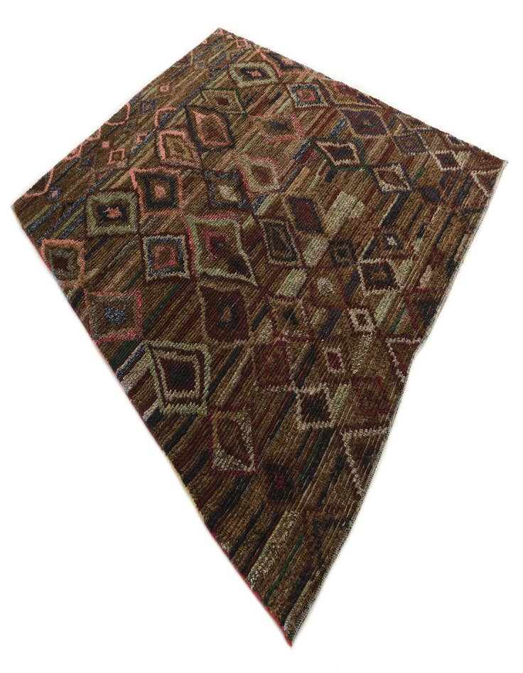 Detail image of  6' 9 x 9' 9  Hand Knotted Moroccan Wool Rug