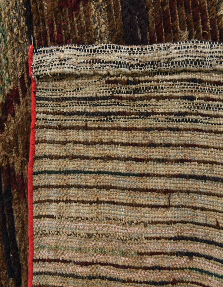 Detail image of  6' 9 x 9' 9  Hand Knotted Moroccan Wool Rug