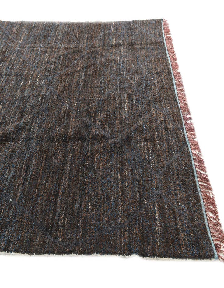 Detail image of  7' 8 x 10' 2  Hand Knotted Moroccan Wool Rug