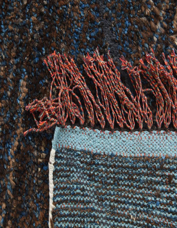 Detail image of  7' 8 x 10' 2  Hand Knotted Moroccan Wool Rug