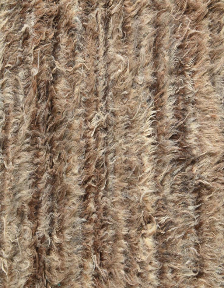 Detail image of  5' 9 x 7'  Hand Knotted Moroccan Wool Rug