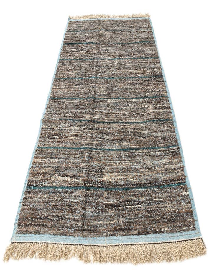 Detail image of  6' 2 x 9' 6  Hand Knotted Moroccan Wool Rug