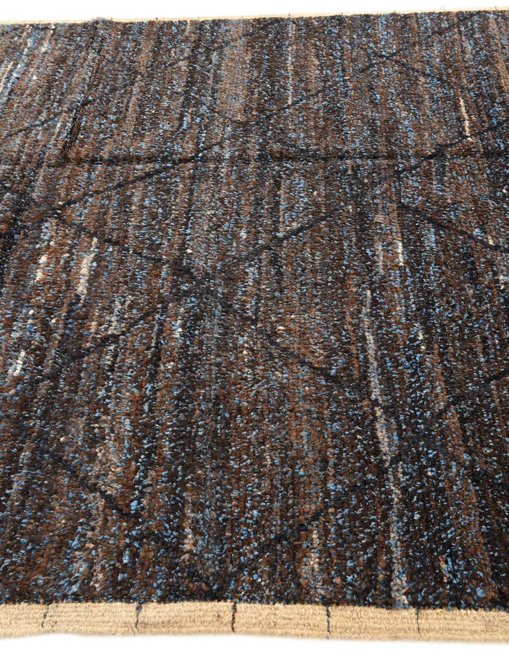 Detail image of  6' 2 x 9' 3  Hand Knotted Moroccan Wool Rug