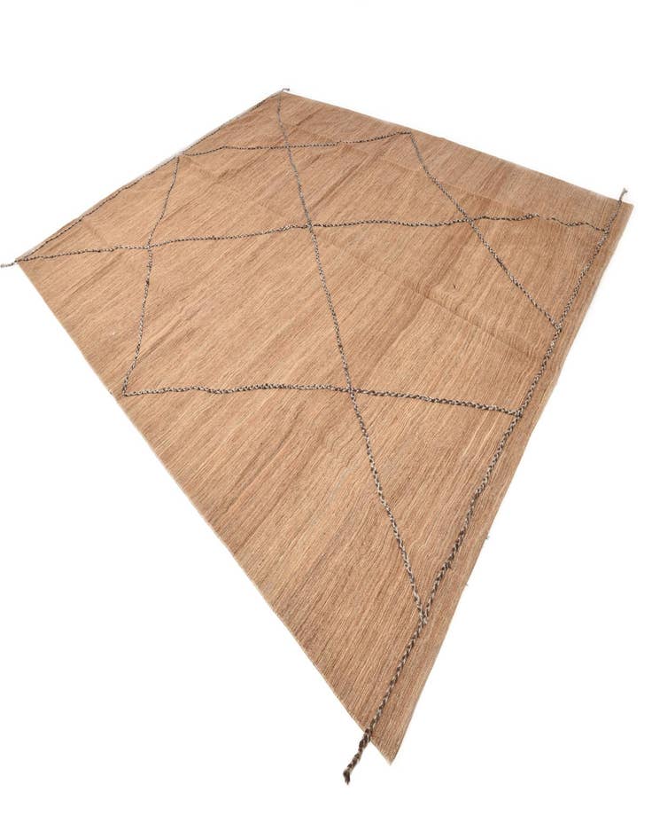 Detail image of  11' 5 x 14' 5  Hand Knotted Moroccan Wool Rug