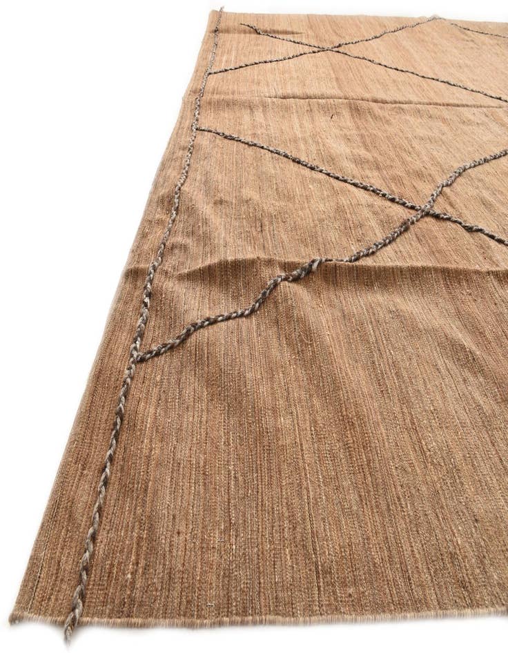 Detail image of  11' 5 x 14' 5  Hand Knotted Moroccan Wool Rug