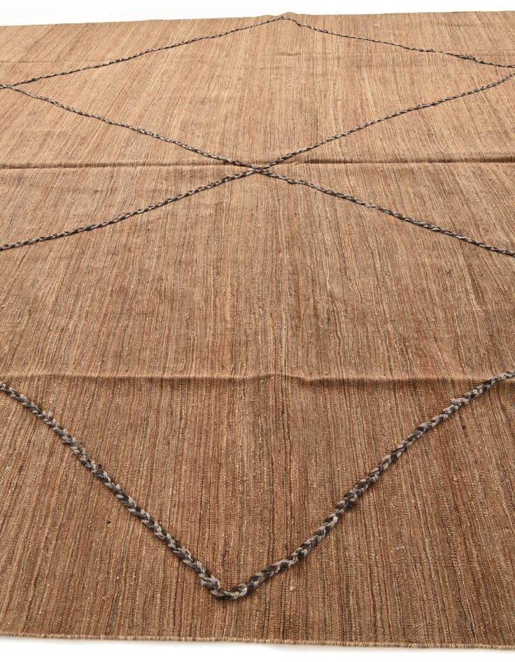 Detail image of  11' 5 x 14' 5  Hand Knotted Moroccan Wool Rug