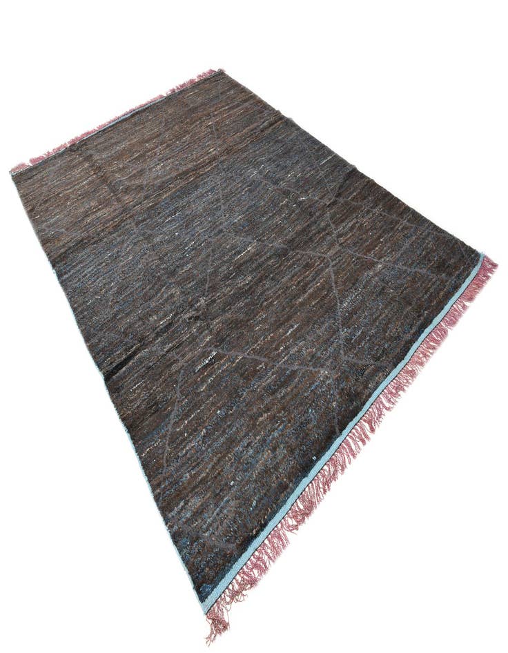 Detail image of  8' 8 x 11' 10  Hand Knotted Moroccan Wool Rug