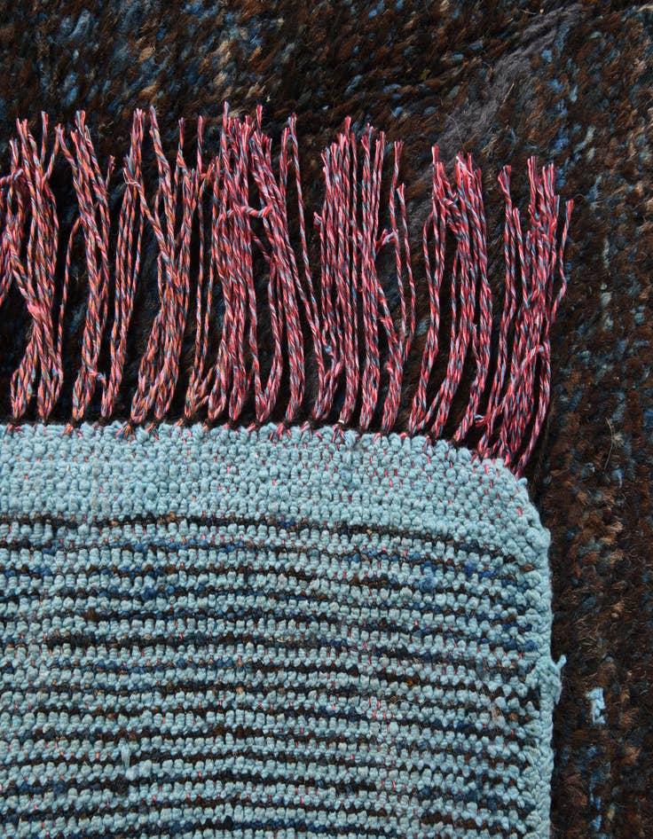 Detail image of  8' 8 x 11' 10  Hand Knotted Moroccan Wool Rug