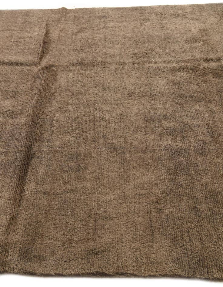 Detail image of  5' 9 x 7' 10  Hand Knotted Moroccan Wool Rug