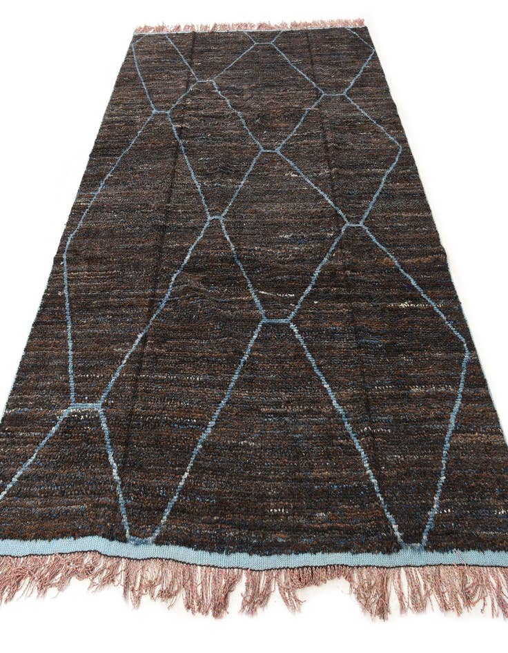 Detail image of  8' x 10' 6  Hand Knotted Moroccan Wool Rug