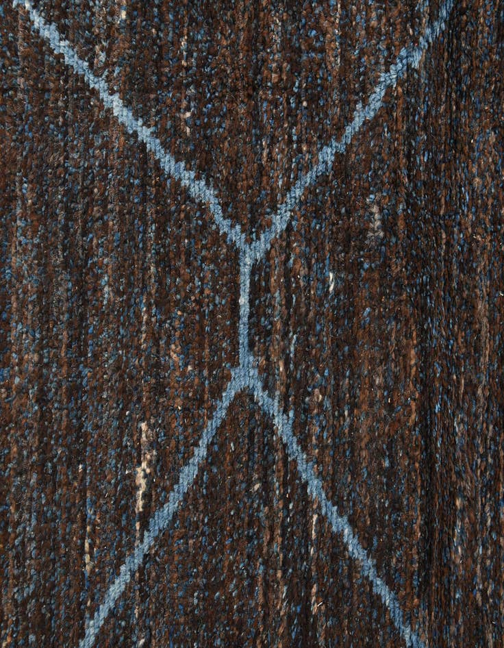 Detail image of  8' x 10' 6  Hand Knotted Moroccan Wool Rug
