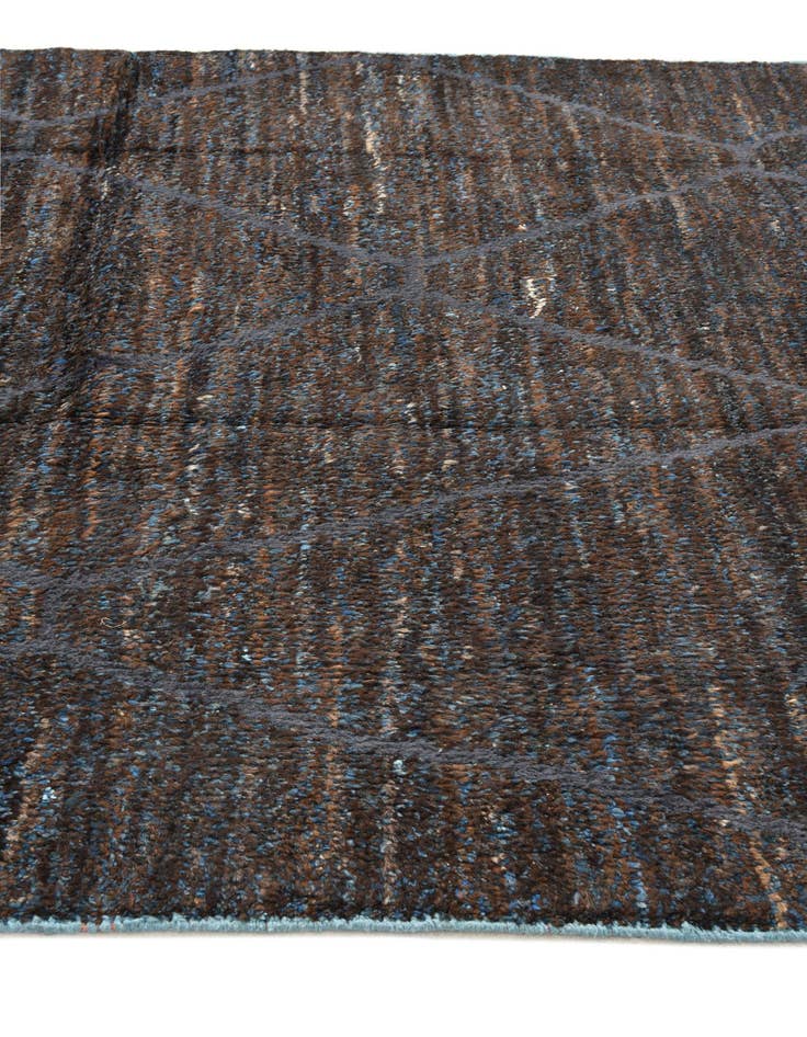 Detail image of  6' x 9' 5  Hand Knotted Moroccan Wool Rug