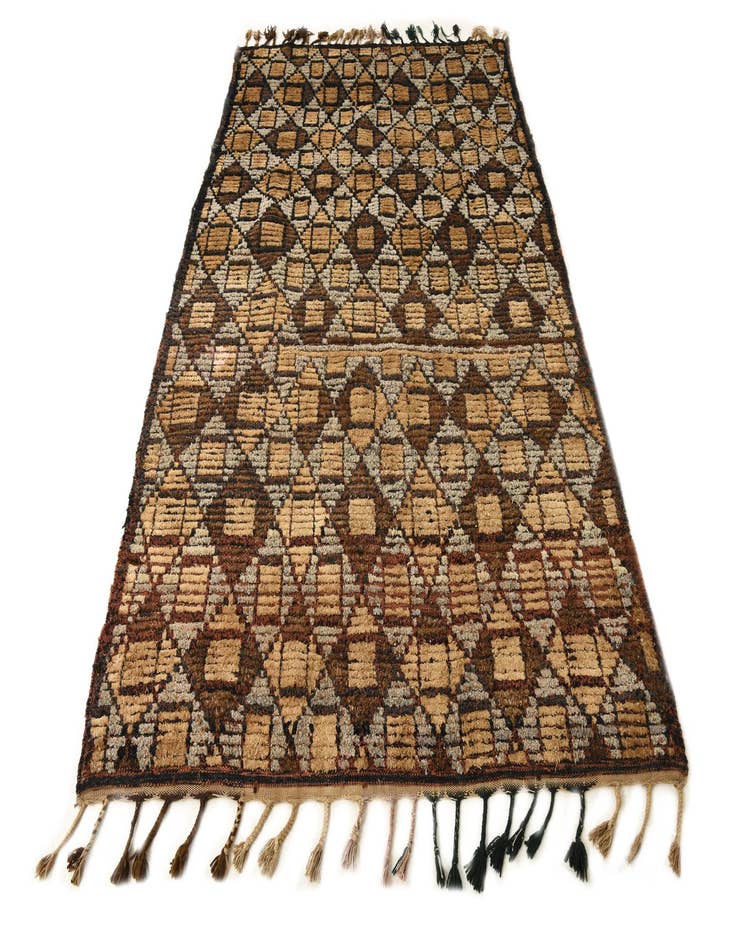 Detail image of  5' 6 x 7' 10  Hand Knotted Moroccan Wool Rug