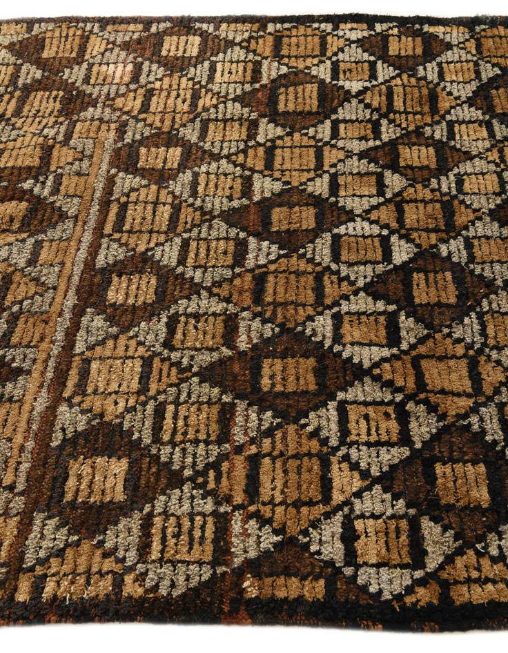 Detail image of  5' 6 x 7' 10  Hand Knotted Moroccan Wool Rug