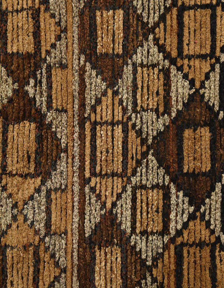 Detail image of  5' 6 x 7' 10  Hand Knotted Moroccan Wool Rug