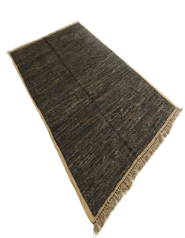 Detail image of  6' 4 x 9' 4  Hand Knotted Moroccan Wool Rug