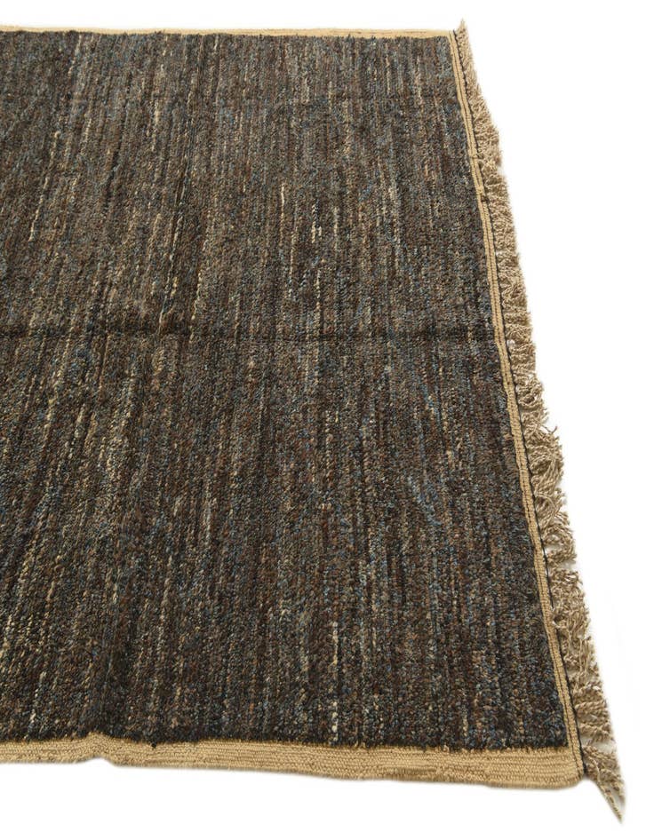 Detail image of  6' 4 x 9' 4  Hand Knotted Moroccan Wool Rug