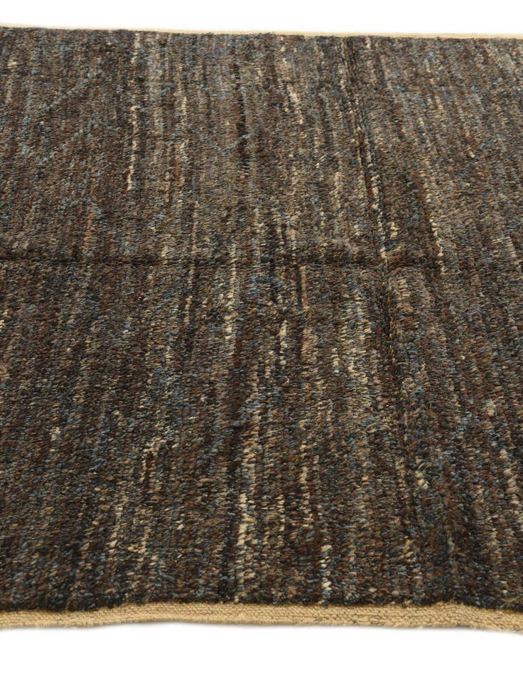 Detail image of  6' 4 x 9' 4  Hand Knotted Moroccan Wool Rug