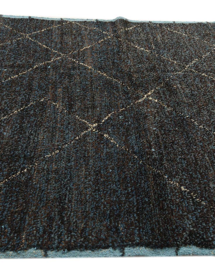 Detail image of  5' 10 x 8' 6  Hand Knotted Moroccan Wool Rug