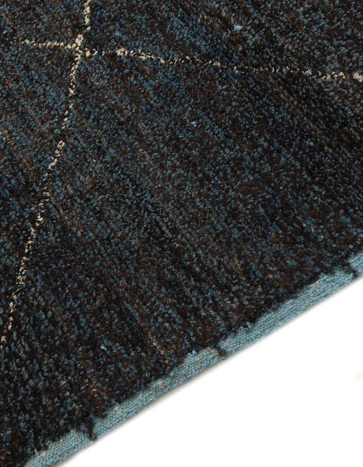 Detail image of  5' 10 x 8' 6  Hand Knotted Moroccan Wool Rug