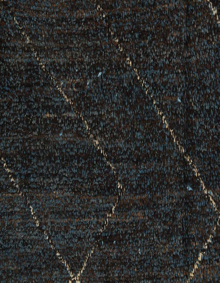 Detail image of  5' 10 x 8' 6  Hand Knotted Moroccan Wool Rug