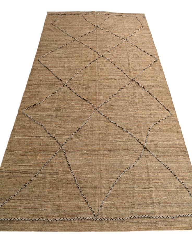 Detail image of  8' x 9' 7  Hand Knotted Moroccan Wool Rug