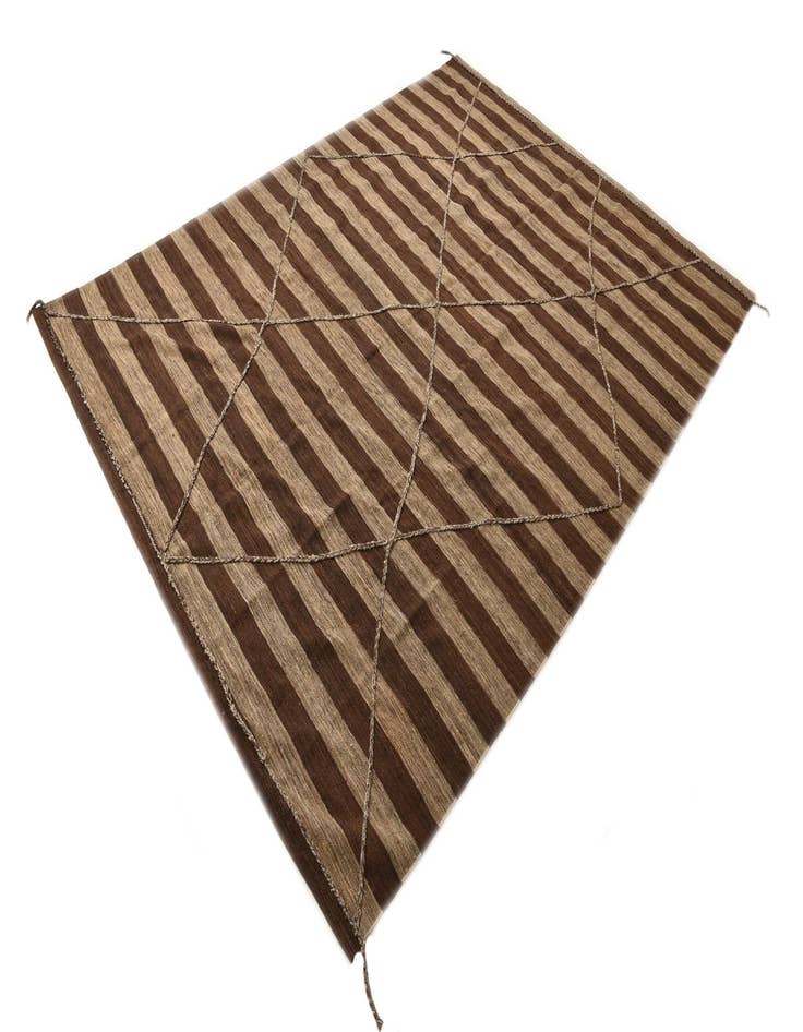 Detail image of  9' 7 x 12' 10  Hand Knotted Moroccan Wool Rug