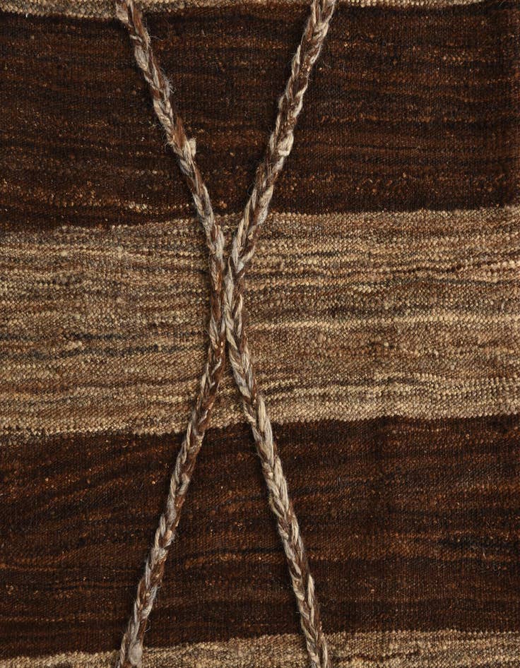 Detail image of  9' 7 x 12' 10  Hand Knotted Moroccan Wool Rug