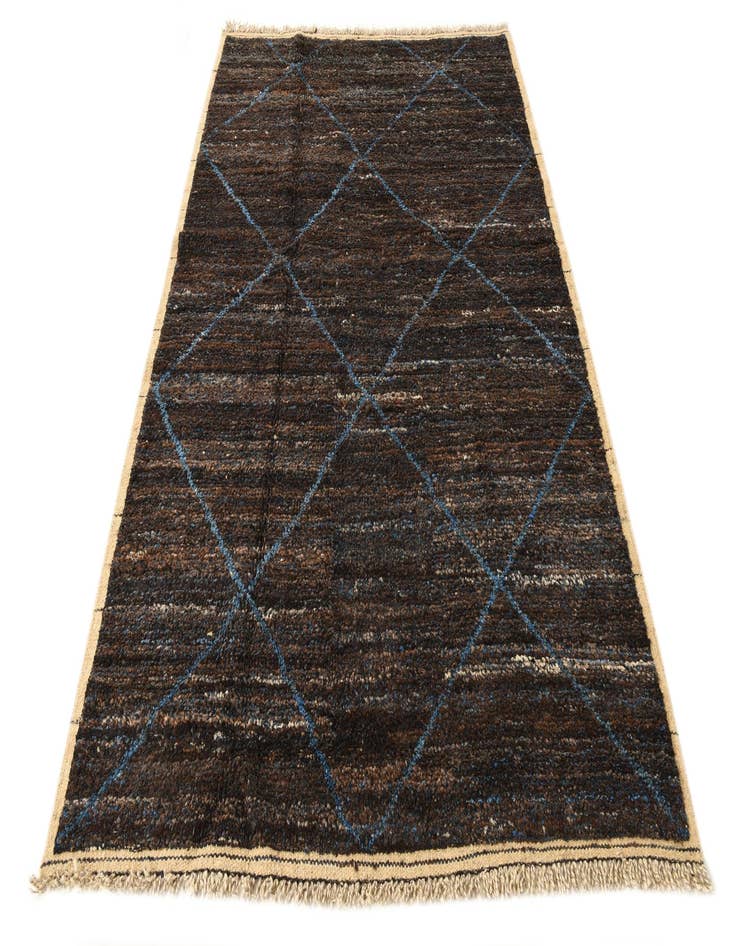 Detail image of  5' 4 x 8' 5  Hand Knotted Moroccan Wool Rug