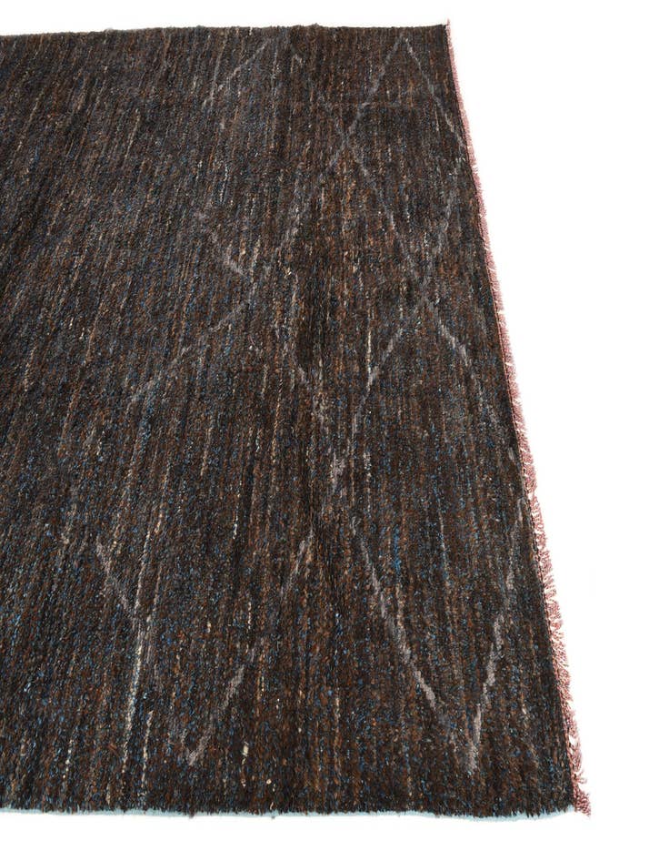 Detail image of  7' 10 x 10' 1  Hand Knotted Moroccan Wool Rug