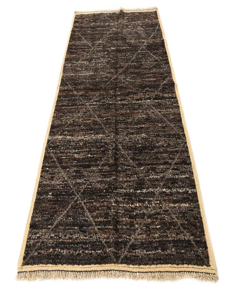 Detail image of  5' 3 x 8' 4  Hand Knotted Moroccan Wool Rug