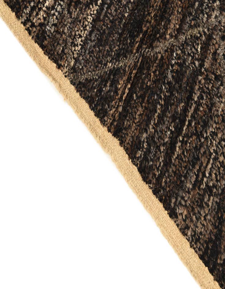 Detail image of  5' 3 x 8' 4  Hand Knotted Moroccan Wool Rug