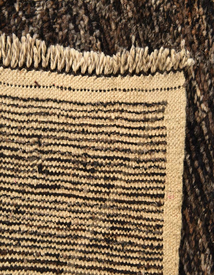 Detail image of  5' 3 x 8' 4  Hand Knotted Moroccan Wool Rug