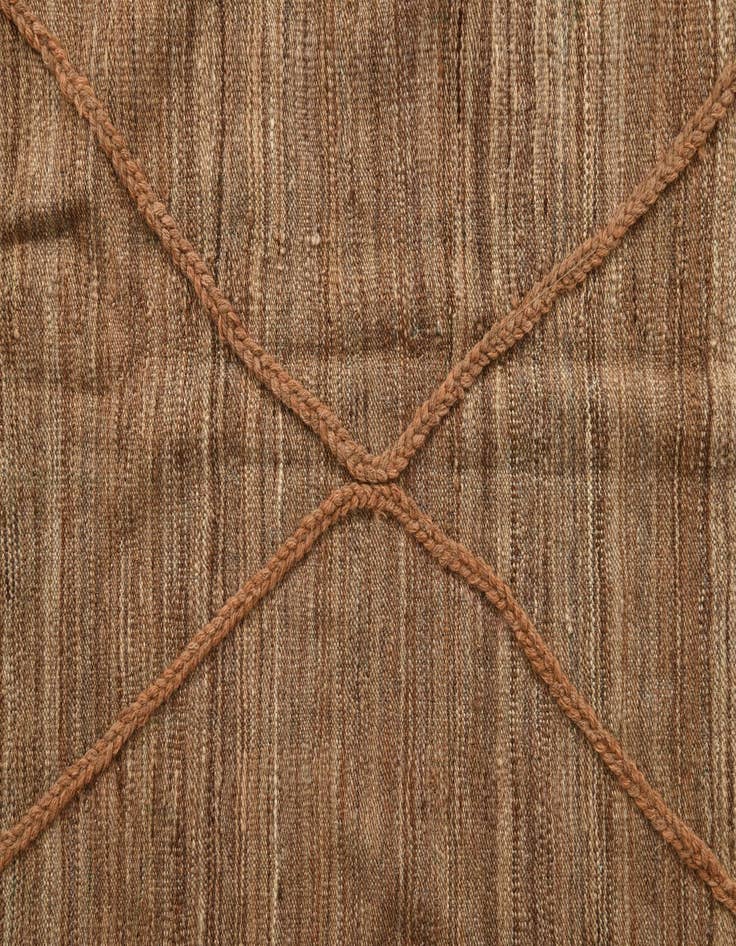 Detail image of  5' 3 x 8' 2  Hand Knotted Moroccan Wool Rug