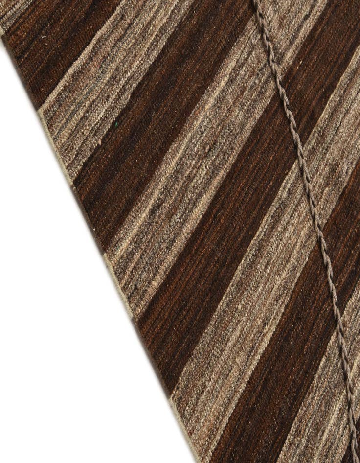 Detail image of  6' 5 x 9' 10  Hand Knotted Moroccan Wool Rug