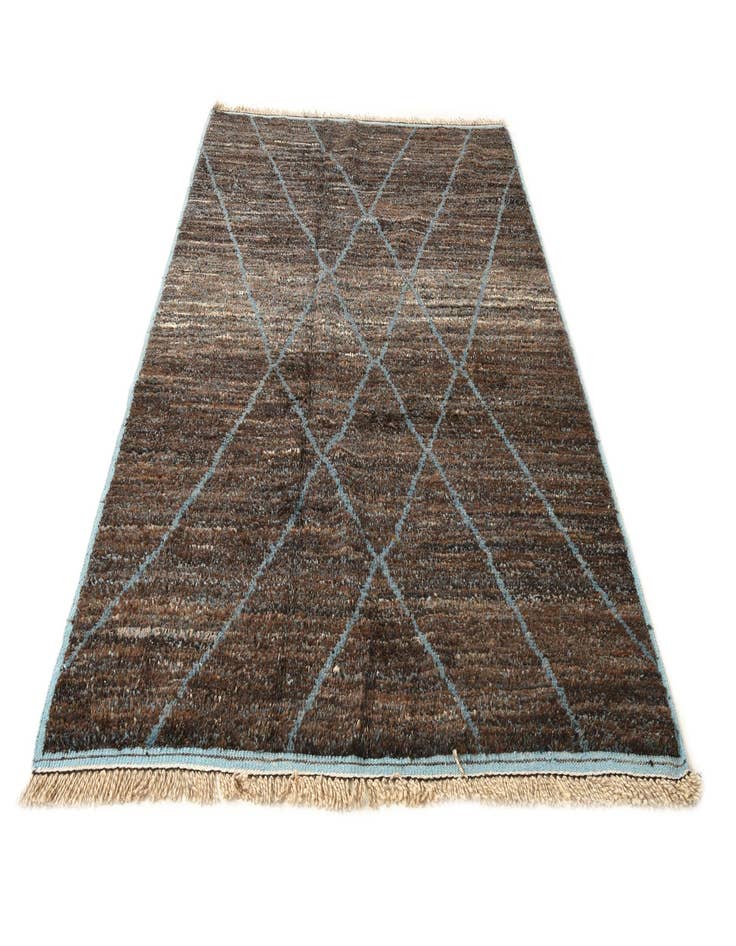 Detail image of  6' x 9' 1  Hand Knotted Moroccan Wool Rug